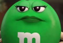 green m&m