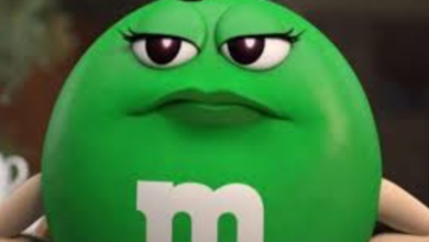 green m&m